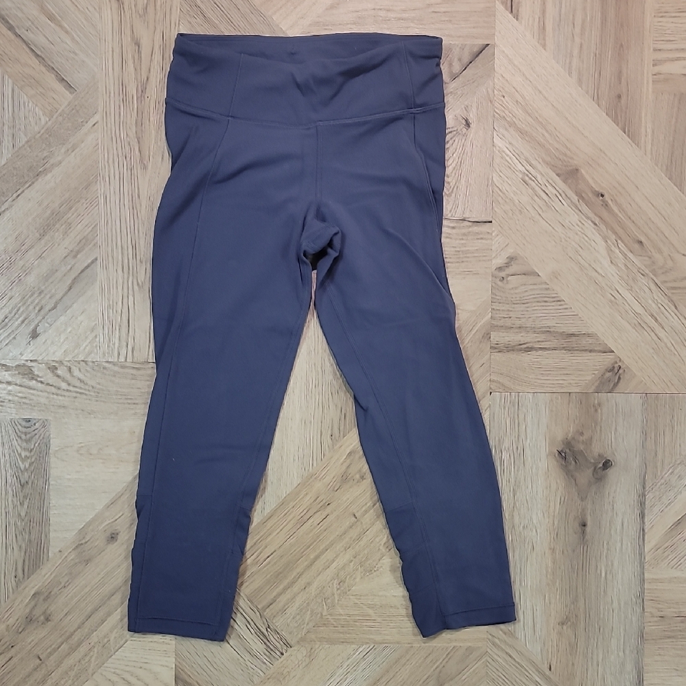 Athleta girl Purple/ Blue High-Waisted Leggings Size L / 12